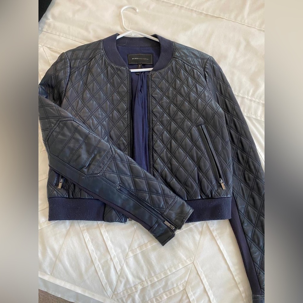 BCBG Leather Jacket